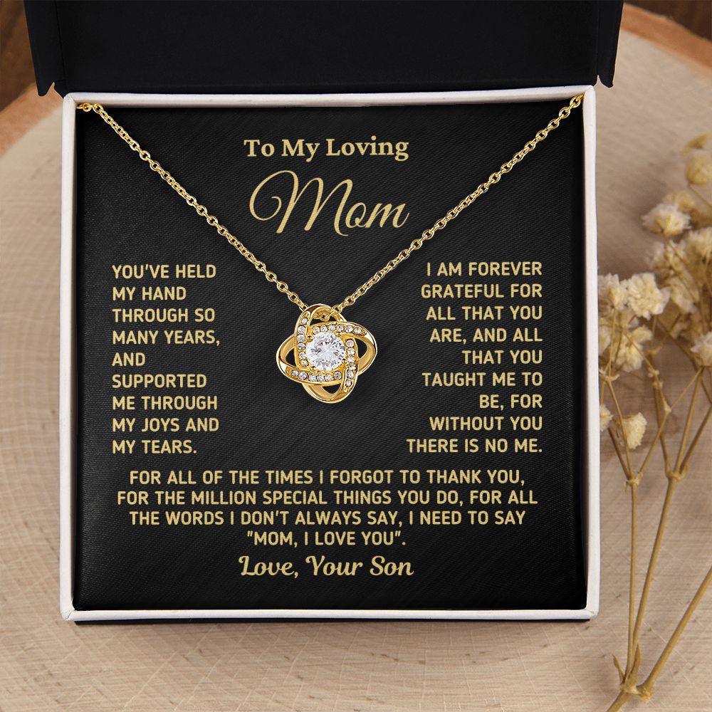Heartfelt Gold Necklace for Mom
