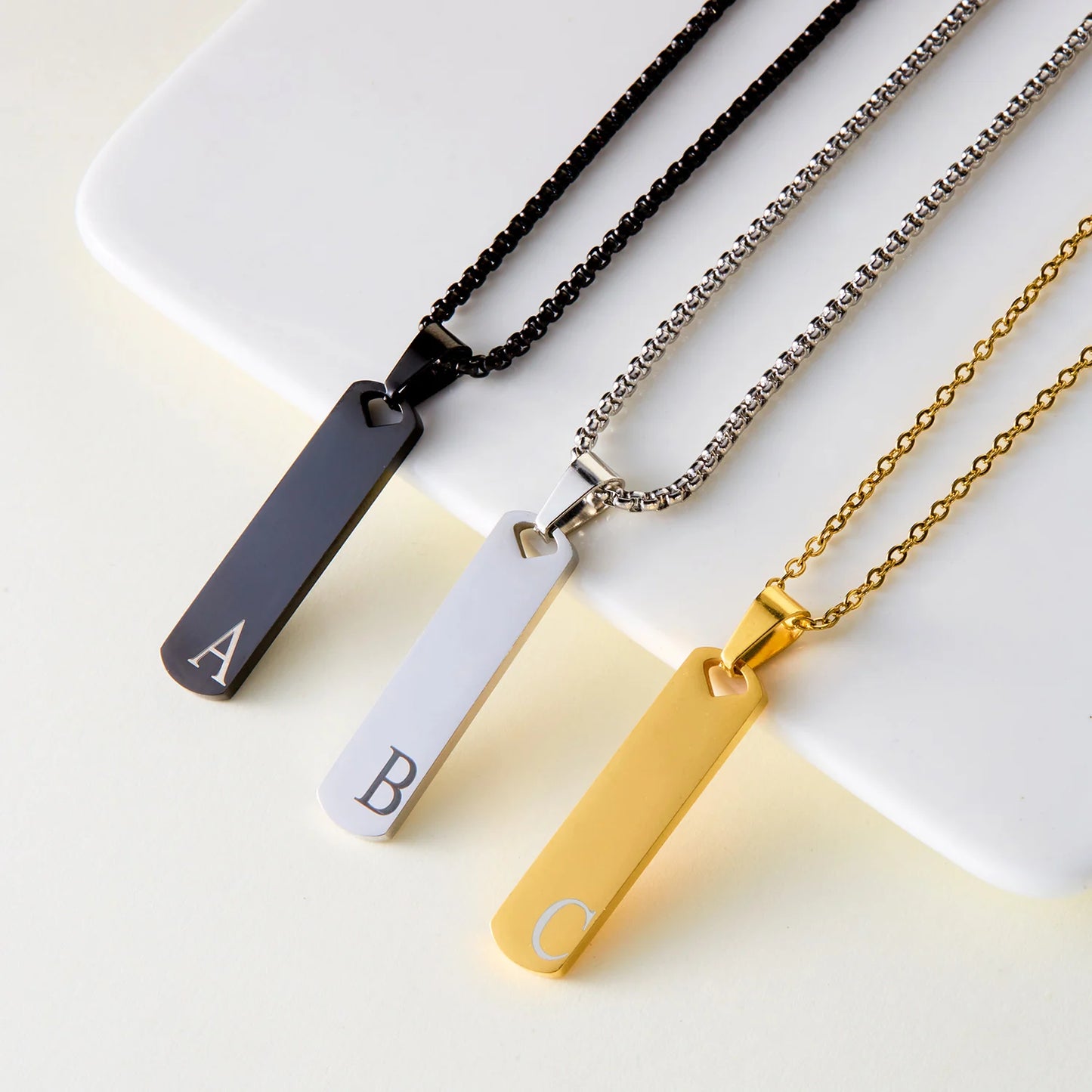 Stylish You Alphabet Necklace