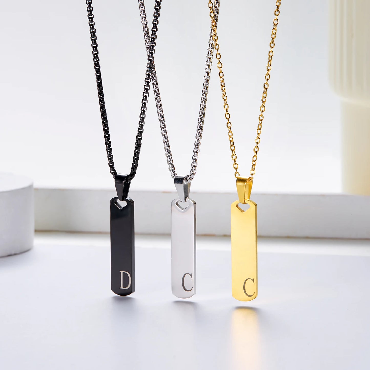 Stylish You Alphabet Necklace
