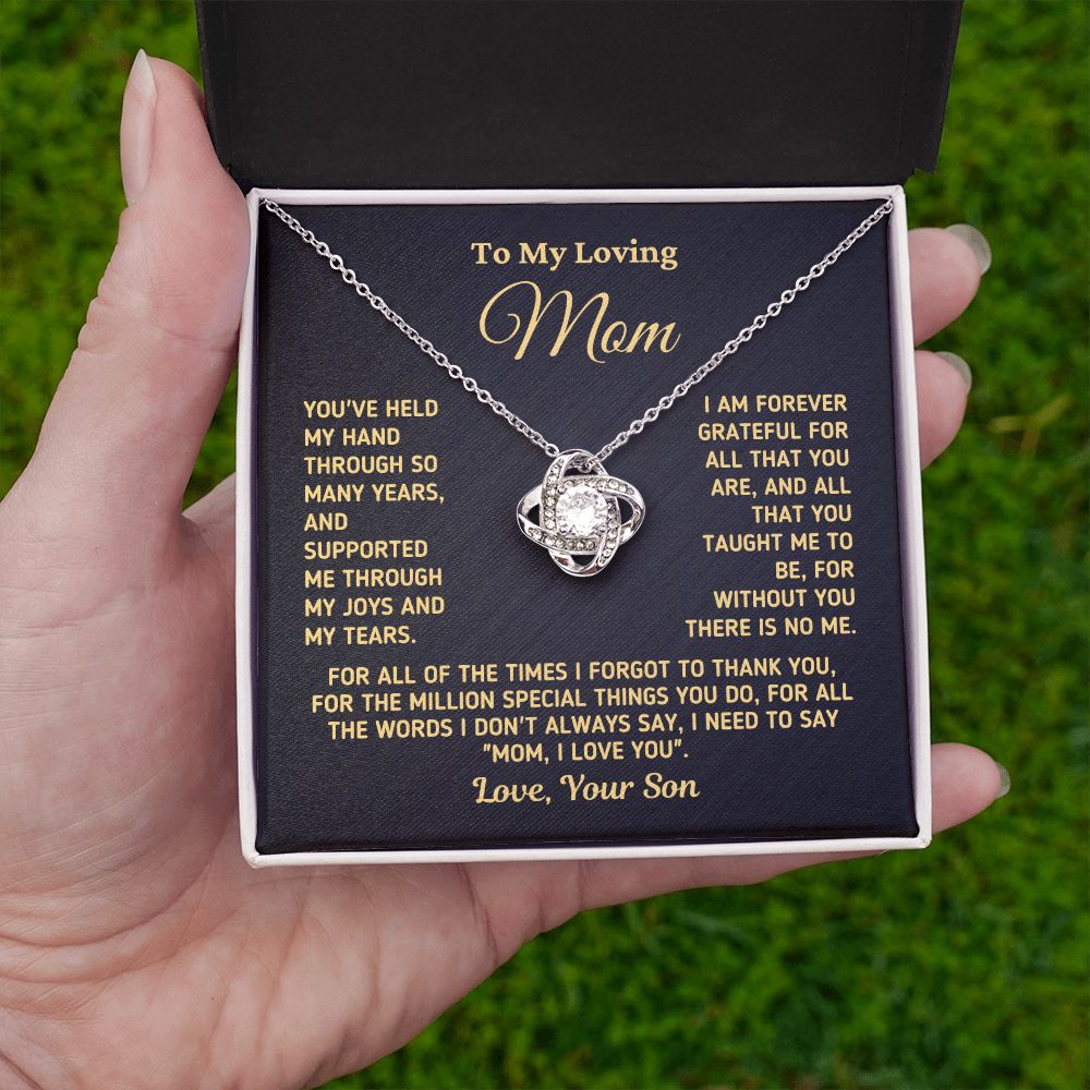 Heartfelt Gold Necklace for Mom