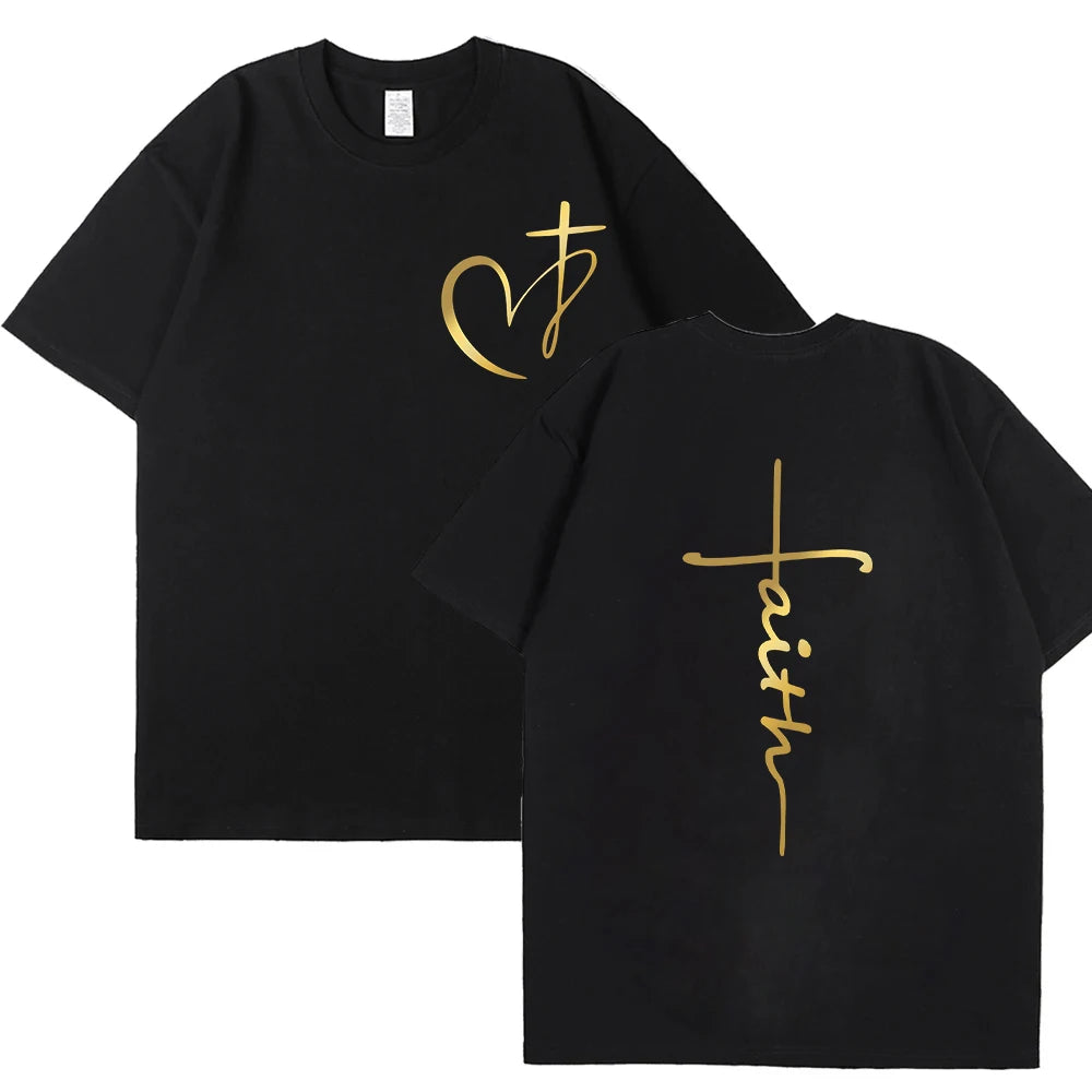 Chic Summer Faith Heart Tee