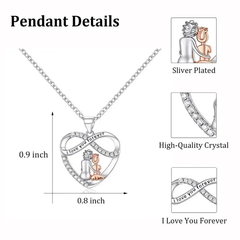 Grandma & Granddaughter Forever Heart Necklace Gift Set