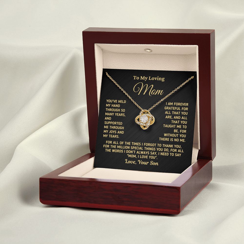 Heartfelt Gold Necklace for Mom
