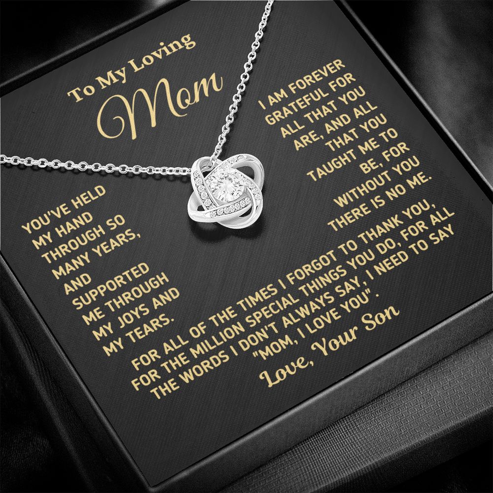 Heartfelt Gold Necklace for Mom