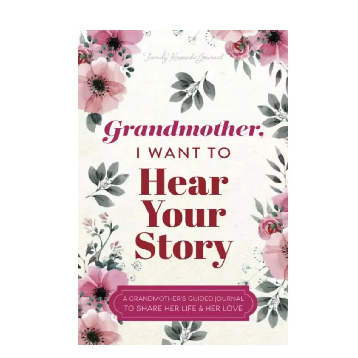 Mom, Dad and Grandparent Life Story Journal Book