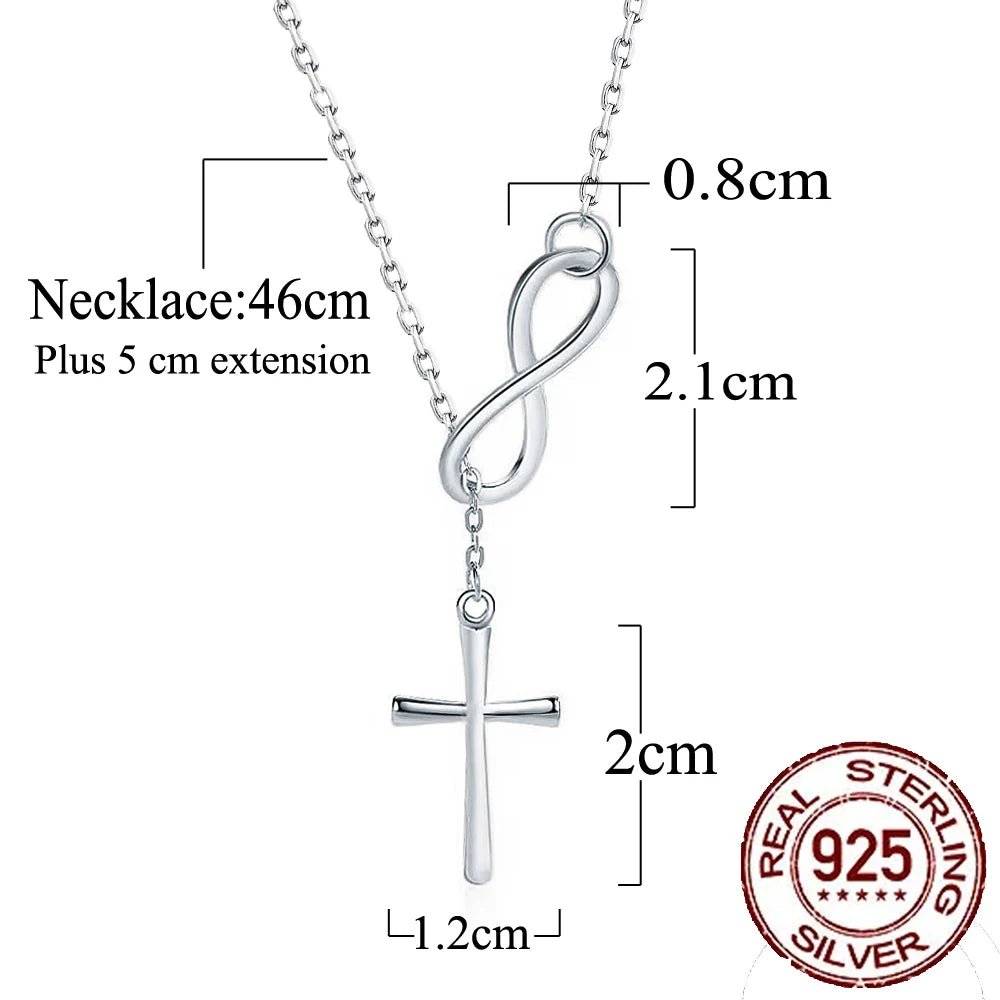 Timeless Elegance Infiniti Cross Necklace