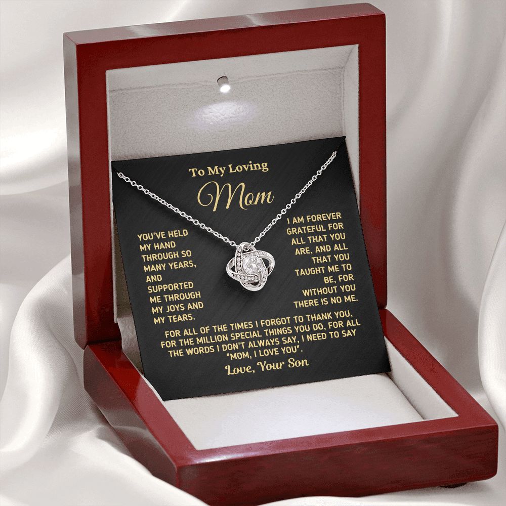 Heartfelt Gold Necklace for Mom