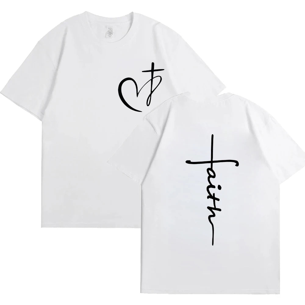 Chic Summer Faith Heart Tee