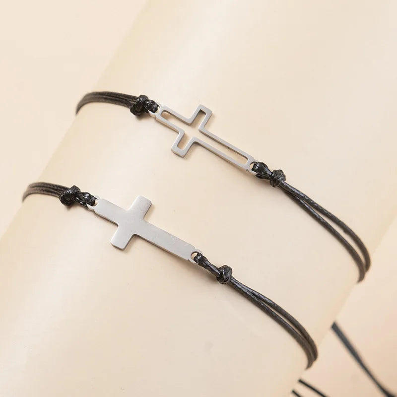 Family Bonding Cross Bracelets