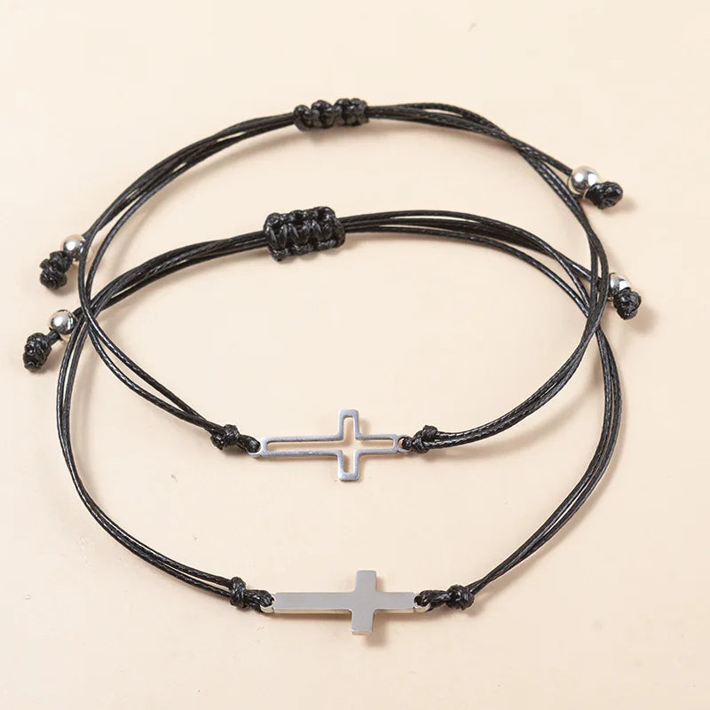 Family Bonding Cross Bracelets